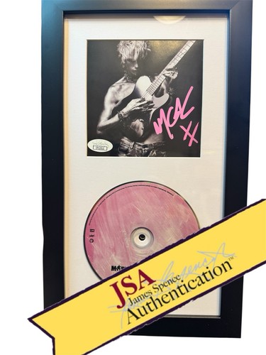 MGK Signed CD Insert "Mainstream Sellout" Framed 6.5x12 MACHINE GUN KELLY JSA