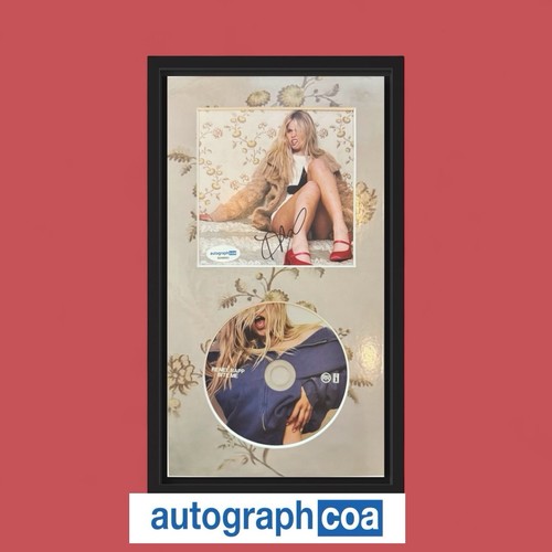 RENEE RAPP SIGNED BITE ME CD INSERT FRAMED ACOA COA 6.5x12