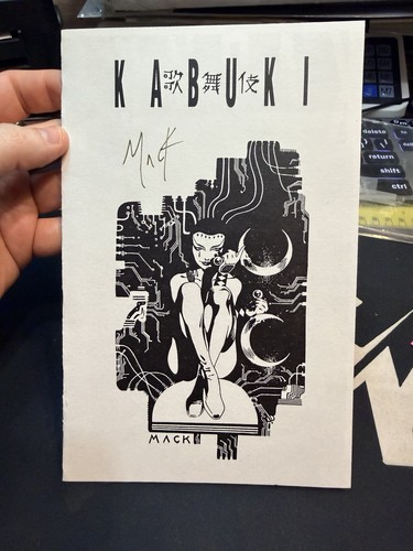 Kabuki CIRCLE OF BLOOD #4 Ashcan 1994 Signed David Mack