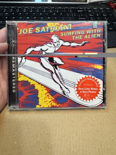 Joe Satriani CD Surfing With The Alien Remastered NO SCRATCHES!