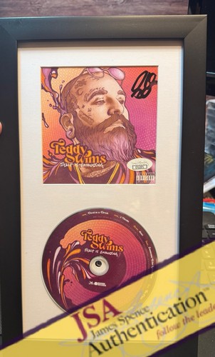 Teddy Swims Signed CD Insert "Sleeping is Exhausting" Framed 6.5x12 - JSA 