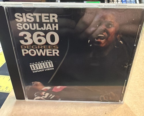 Sister Souljah 360 Degrees of Power CD Feat Ice Cube - NO SCRATCHES!