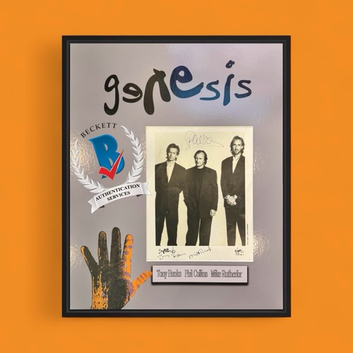 Genesis Group Signed Photo Framed 16x20 - Beckett - Phil Collins Signed