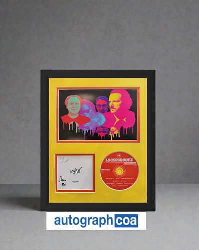 Painted Shield Signed CD insert 11x14 Framed - ACOA
