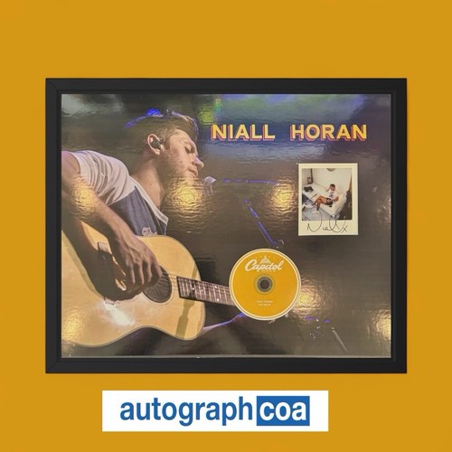 Niall Horan Signed CD Insert "The Show" Framed 20x16 - ACOA