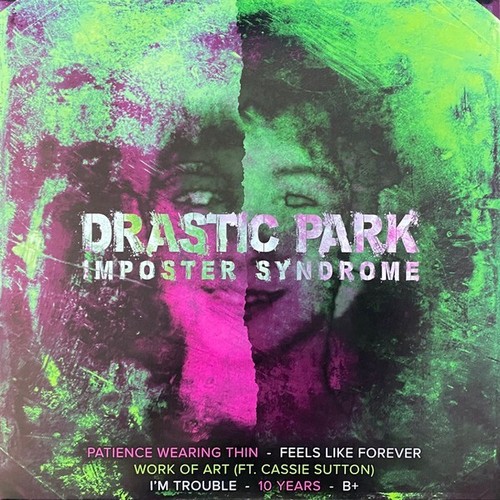 DRASTIC PARK IMPOSTER SYNDROME RARE SPLIT COLORED VINYL - NEVER PLAYED /150