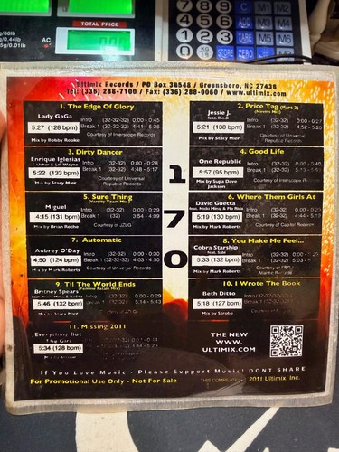 ULTIMIX DJ MIX CD PROMO REMIX - CHOOSE YOUR DISC!