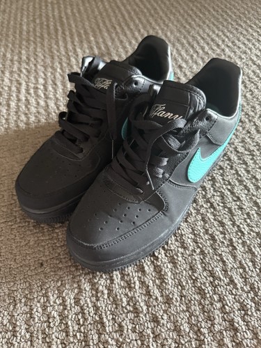 Nike Air Force 1 Tiffany & Co. Black Blue Low Top Sneaker 315122-111