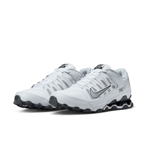 Nike Men's Reax 8 TR Mesh 621716-108 Metallic White Athletic Shoes