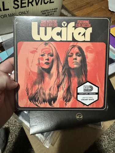 LUCIFER 7" Gone With The Wind Is My Love CREAMY WHITE VINYL LIMITED 200 SEALED