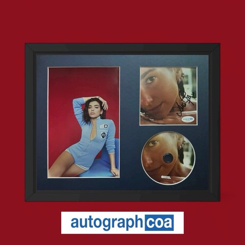 Dua Lipa Signed "Radical Optimism" CD Insert 14x11 Framed - ACOA