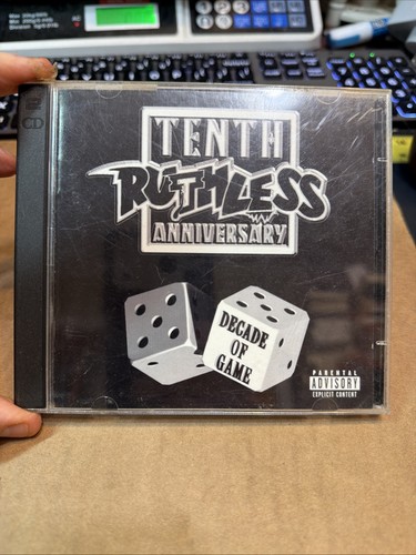 RUTHLESS TENTH ANNIVERSARY COMPILATION V/A 2 CD EXPLICIT - NO SCRATCHES!