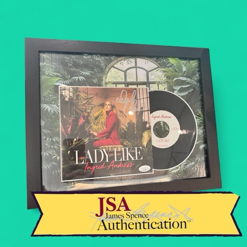 Ingrid Andress Signed "Lady Like" 7" Vinyl Framed 14x11 - JSA