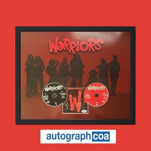 "Warriors" Lin Manuel & Eisa Davis Signed CD Insert Framed 20x16 - ACOA