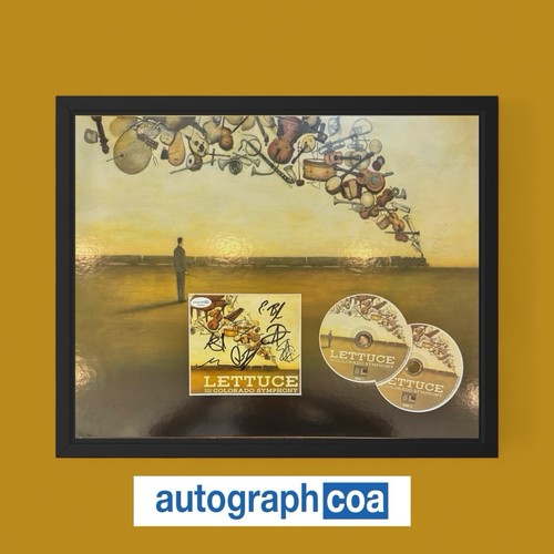 Lettuce Signed CD Insert "Colorado Symphony" 20x16 Framed -  ACOA