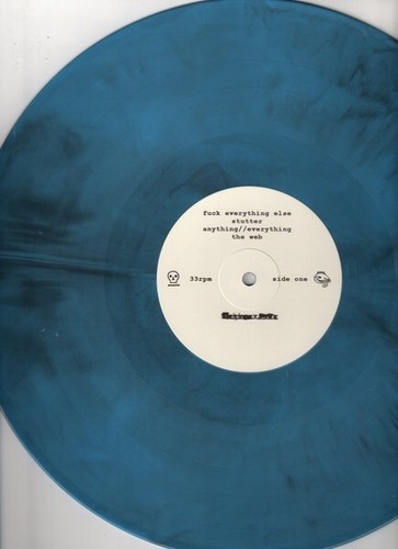 Tennis System – Fuck Everything Else SEALED - BLUE W/BLACK SWIRL /300