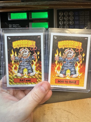 Horrorible Kids Pat Nine Jason Voorhees Friday 13Th Gpk Mark Pingitore DUAL CARD