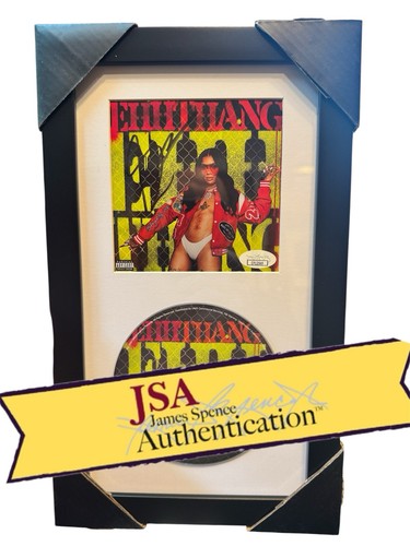 GloRilla Signed CD Insert "Ehhthang" Framed 6.5x12 - JSA 
