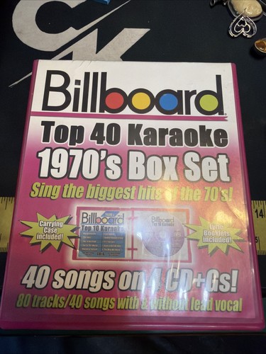 Billboard Top 40 Karaoke: 1970's Box Set (4 CDs) - NO SCRATCHES!