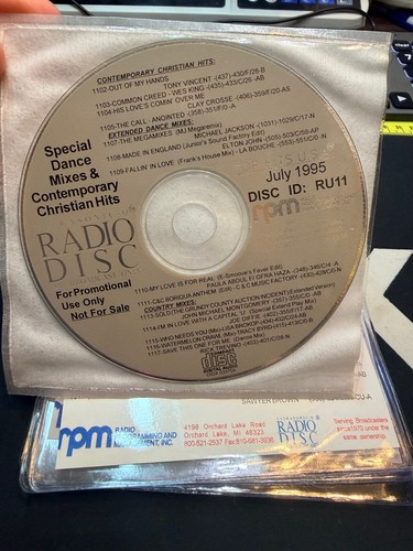 Top Hits CD RPM RADIO DISC 90'S YOU CHOOSE DJ MUSIC SPECIAL DANCE MIXES RU