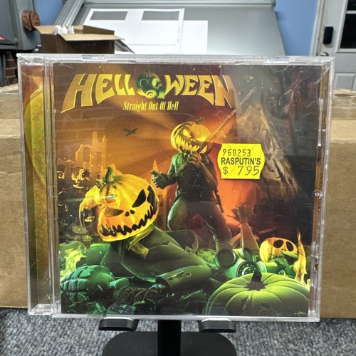 HELLOWEEN - STRAIGHT OUT OF HELL -13 TRACK CD- SONY MUSIC /NO SCRATCHES