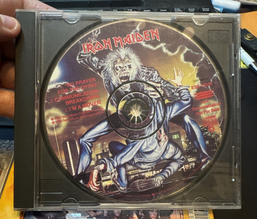 Iron Maiden RARE No Prayer For The Dying  PROMO CD 3 TRACK 1991 - MINT CONDITION
