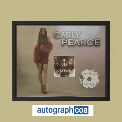 Carly Pearce Signed CD Insert Framed 20x16 - ACOA