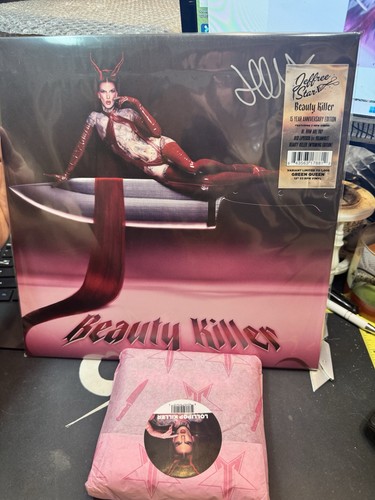 Jeffree Star GREEN QUEEN VINYL + MAKEUP BUNDLE - BRAND NEW NEVER USED LIMITED 1K
