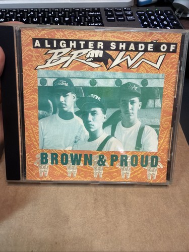 LIGHTER SHADE OF BROWN - Brown & Proud - Chicano Rap RARE OOP CD - NO SCRATCHES