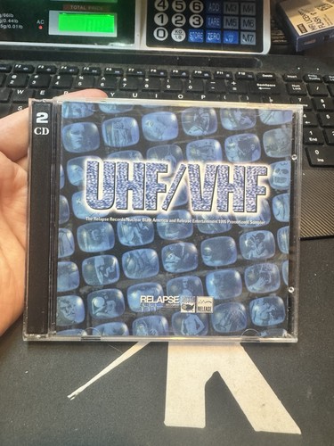 UHF/ VHF Relapse Records 2 CD Compilation Death Metal Amorphis Mortician Mindrot