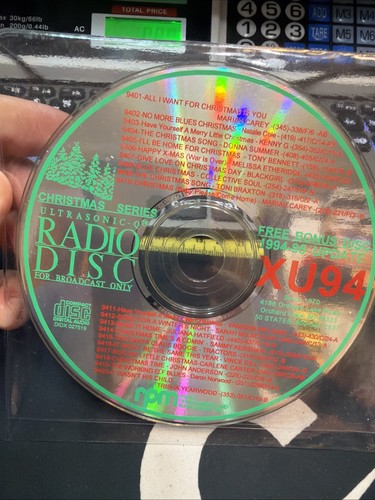 1994/1995 Christmas Series Ultrasonic Radio Disc Broadcast Only CD XU94