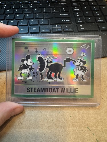 Leaf Metal Steamboat Willie Green /35 MICKEY MOUSE