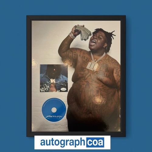 BigXthaPlug Signed CD Insert "I Hope You're Happy" Framed 16x20 - ACOA