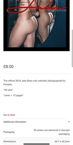 Coitus Magazine Pantelis Gay Model 2019 and 2022 calendar Jake Bass