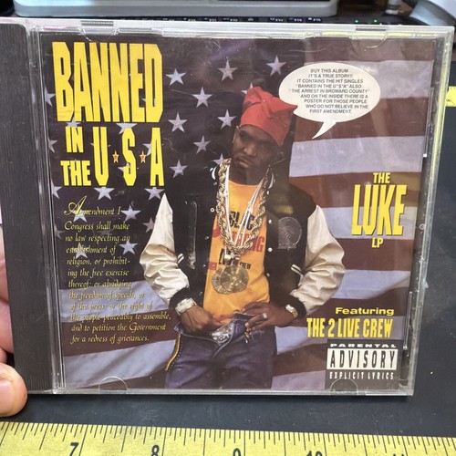 LUKE 2 LIVE CREW BANNED IN THE USA THE LUKE LP CD - NO SCRATCHES!