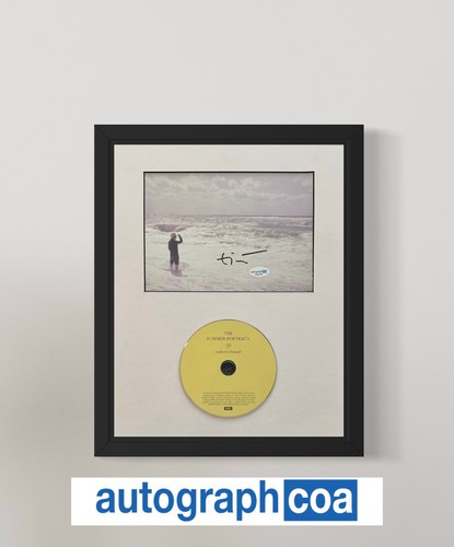 Ludovico Einaudi Signed "The Summer Portraits" CD Insert 11x14 Framed - ACOA