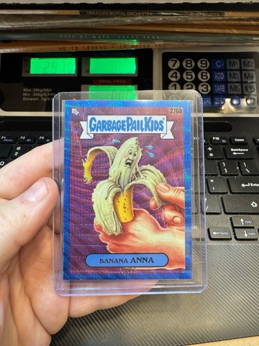2024 Topps Garbage Pail Kids Chrome 7 #276b Banana Anna BLUE WAVE /75