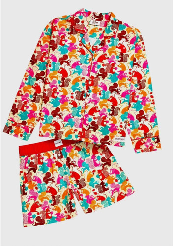 OFFICIAL Taylor Swift Squirrel Never Getting Back Together Pajamas Set XL - NEW