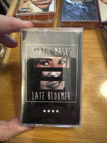 static masks late bloomer cassette CLEAR LIMITED SEALED