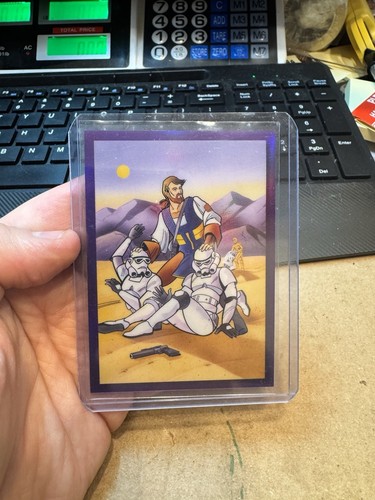 2022 Topps Star Wars Galaxy Chrome Obi Wan Kenobi Vintage Purple /50