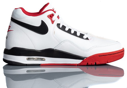 Nike Air Flight Legacy Black White Red BQ4212-100 Men's Sneakers Multisize