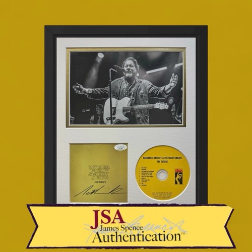 Nathaniel Rateliff Signed CD Insert "The Future" Framed 11x14 - JSA