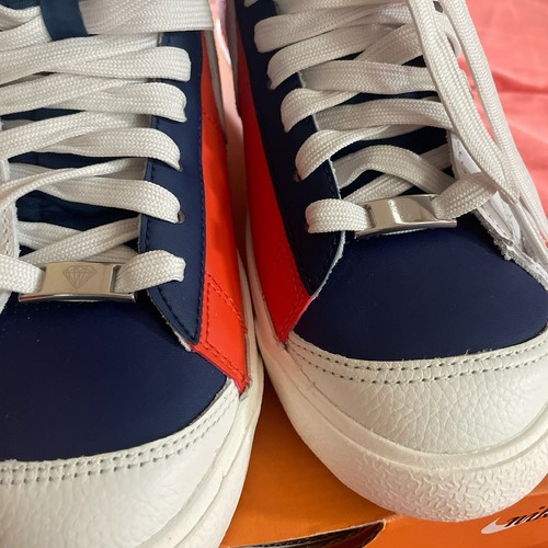 nike blazer mid '77 emb nba 75th anniversary knicks dd8025-100 men's sneaker