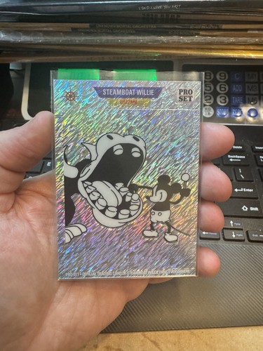 2024 Leaf ProSet Steamboat Willie Captain Silver Shimmer Mickey Mouse /50