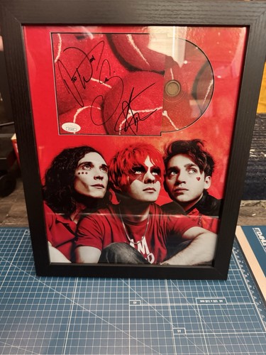 Waterparks Signed CD Insert "Funeral Grey" Framed 11x14 - JSA