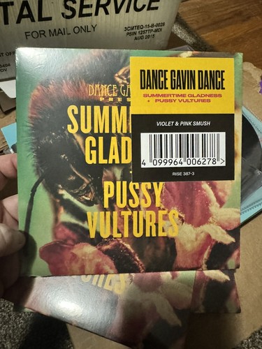 DANCE GAVIN DANCE - Summertime Gladness + PUSSY VULTURES Violet/Pink Sealed!