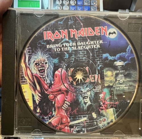 Iron Maiden RARE CD Bring Your Daughter To The Slaughter 1990 PROMO MINT!