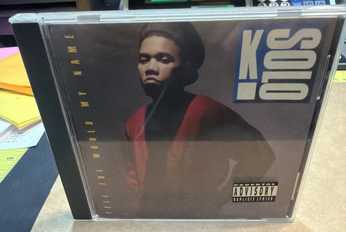 K-Solo Tell the World My Name OOP CD 1990 Hip Hop - NO SCRATCHES!