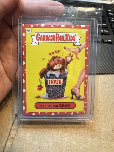 2024 Topps Garbage Pail Kids Putrid Poetry Red Heart Parallel 5b - Battered Brad