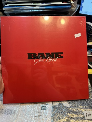 2001 BANE GIVE BLOOD LP White W/ Red Cross - ONLY 70 MADE! RARE - SEALED
